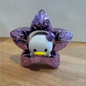 Disney Tsum Tsum Holiday Donald Duck Mini Figure with Purple Star Stand